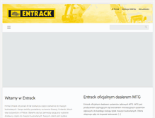 Tablet Screenshot of entrack-pol.com.pl